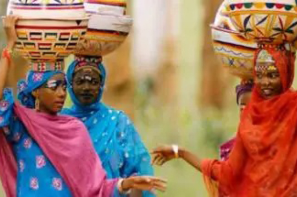 Maryam Booth and Anthonieta Kalunta – Film Still from ‘The Milkmaid’, Nigeria’s official submission to the 93rd Academy Awards
