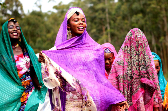 Anthonieta Kalunta and supporting cast – Film Still from ‘The Milkmaid’, Nigeria’s official submission to the 93rd Academy Awards